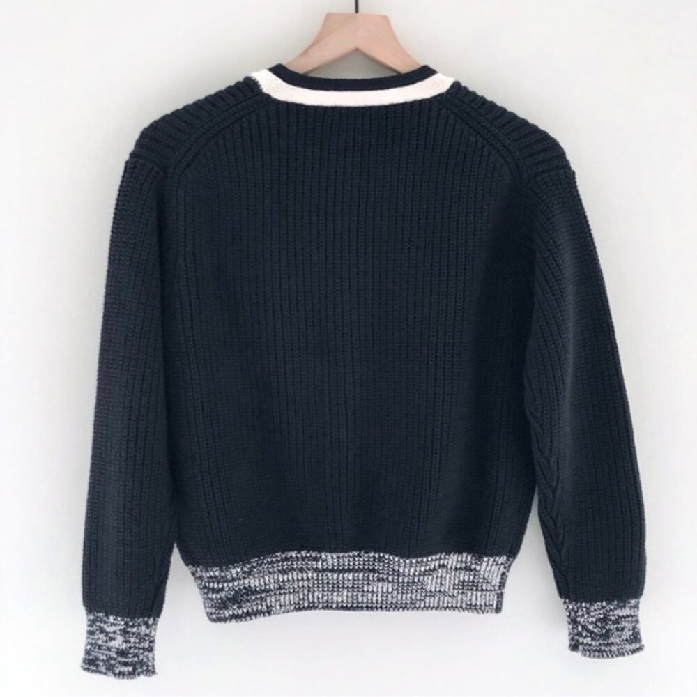 SOLD☀️NWT JCrew Front-pocket cotton cardigan sweater - Picture 4 of 8